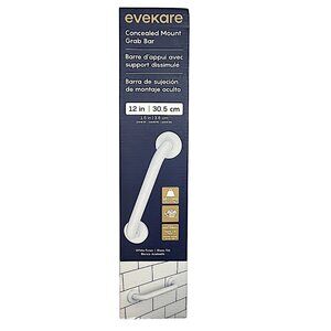 EveKare 12" ABS Grab Bar Handle For Bathroom Concealed Mount